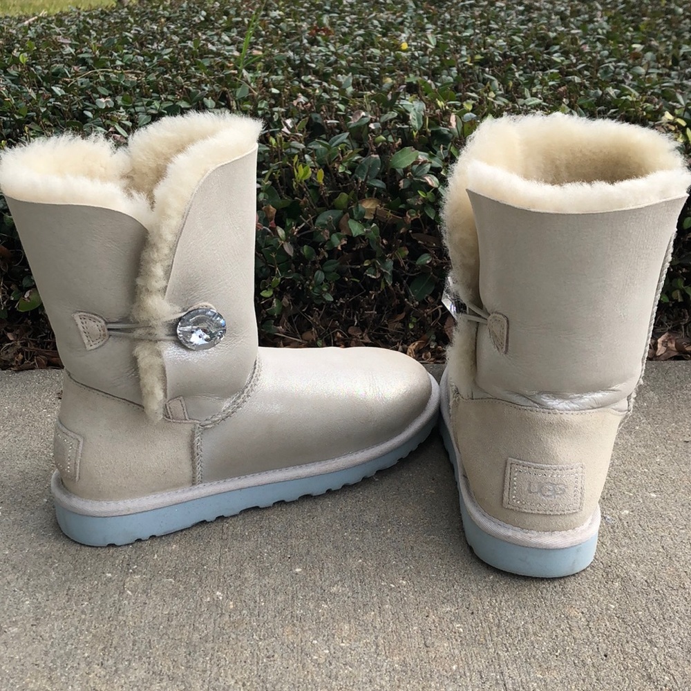 White wedding/ winter Ugg boots